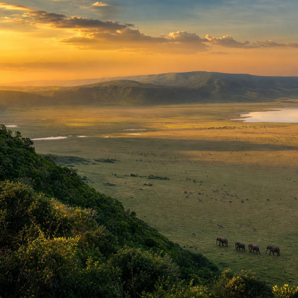 Ngorongoro Crater view